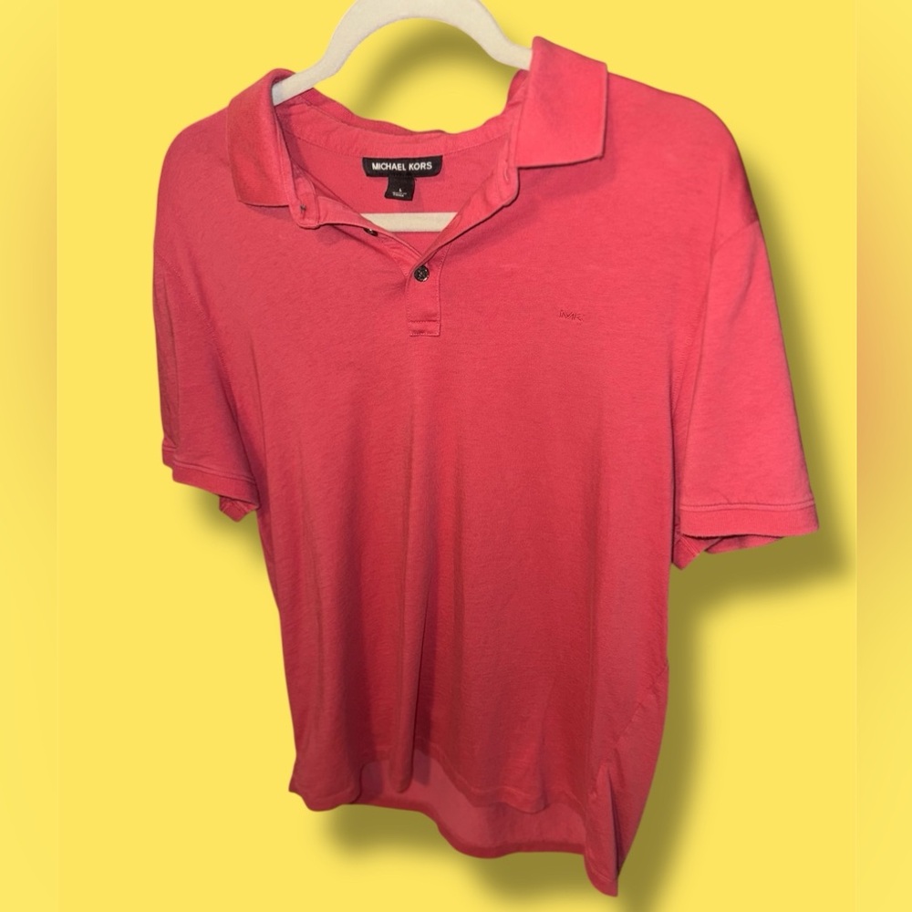 Michael Kors Coral Polo Shirt